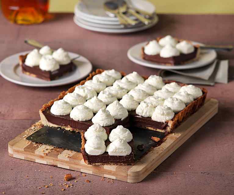 Tarta de trufa y nata Tarta de trufa y nata