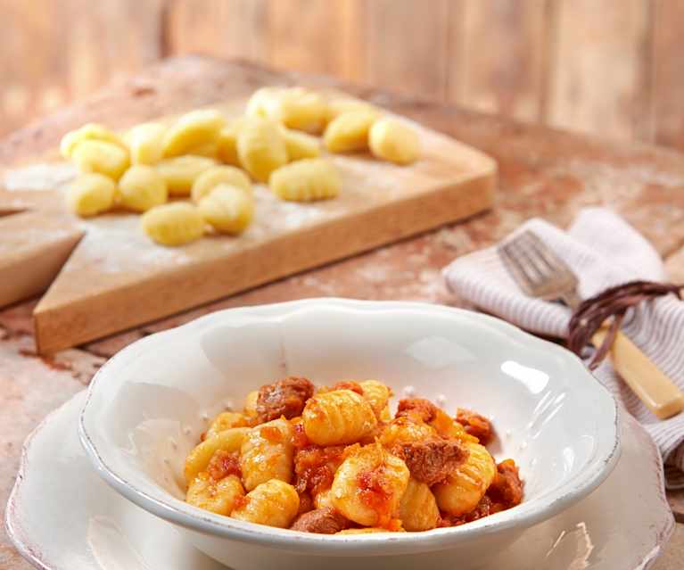 Gnocchi al sugo di anatra Gnocchi al sugo di anatra