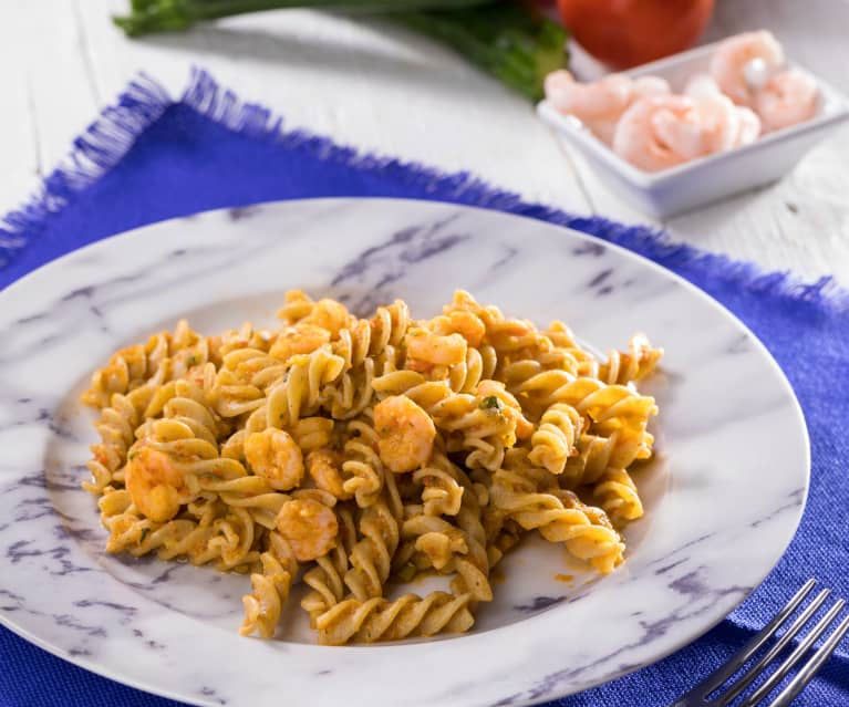 Fusilli Integrali Gamberi E Zucchine Cookidoo La Nostra Piattaforma Ufficiale Di Ricette Per Bimby