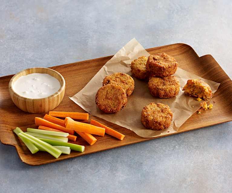 Buffalo Chicken Quinoa Fritters Buffalo Chicken Quinoa Fritters