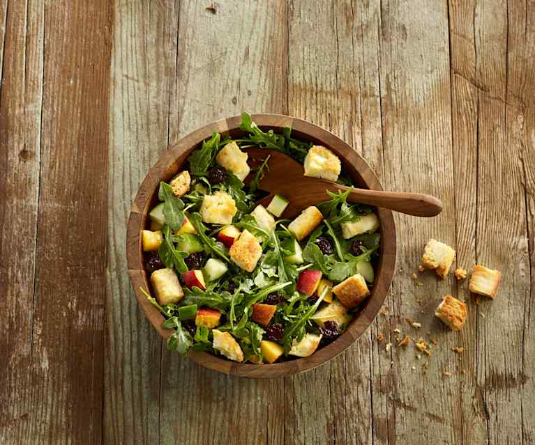 Nectarine and Cherry Panzanella Salad Nectarine and Cherry Panzanella Salad