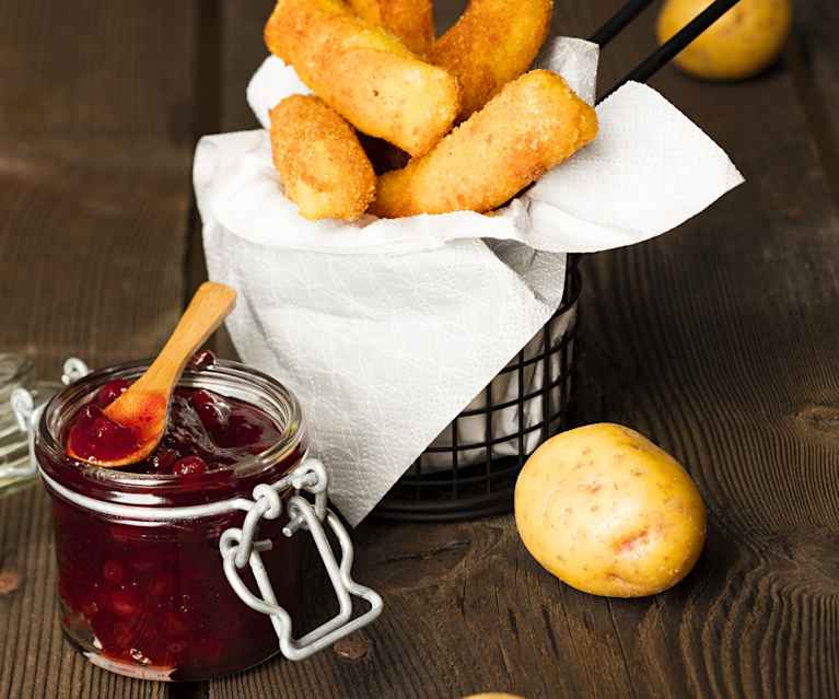 Erdäpfelkroketten Erdäpfelkroketten
