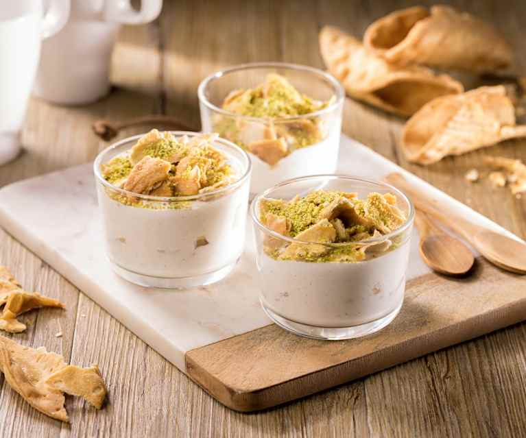 Cannolo siciliano scomposto Cannolo siciliano scomposto