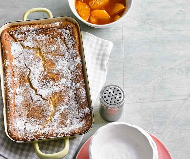 Mandel-Grieß-Auflauf mit Orangensauce - Cookidoo® – the official ...