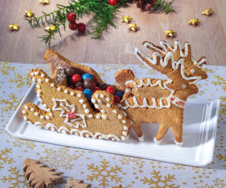 Biscotti Di Natale Bimby Tm31.Slitta Di Natale Di Pan Di Zenzero Cookidoo La Nostra Piattaforma Ufficiale Di Ricette Per Bimby
