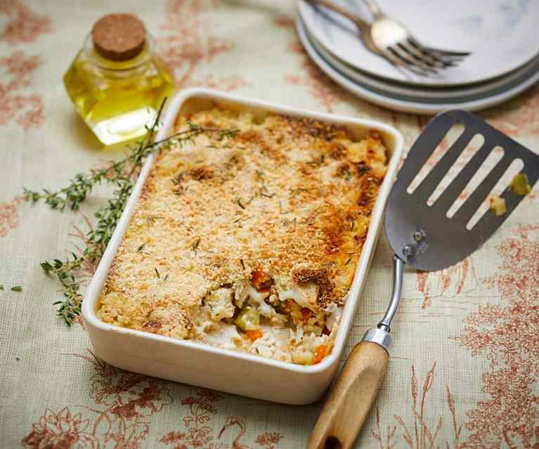 Restes de dinde et de légumes en gratin Restes de dinde et de légumes en gratin