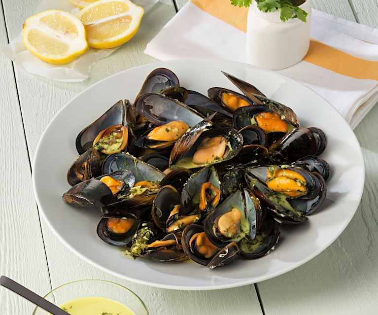 Mejillones al curry Mejillones al curry