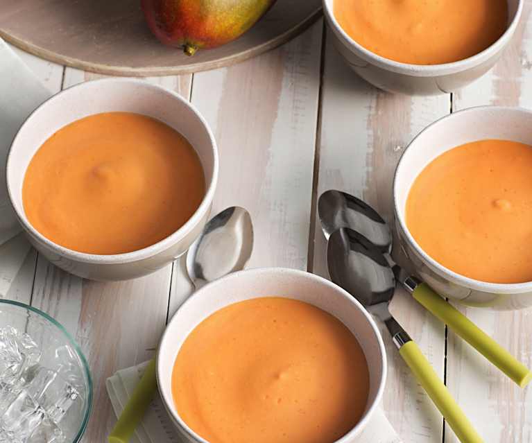 Gazpacho de mango Gazpacho de mango