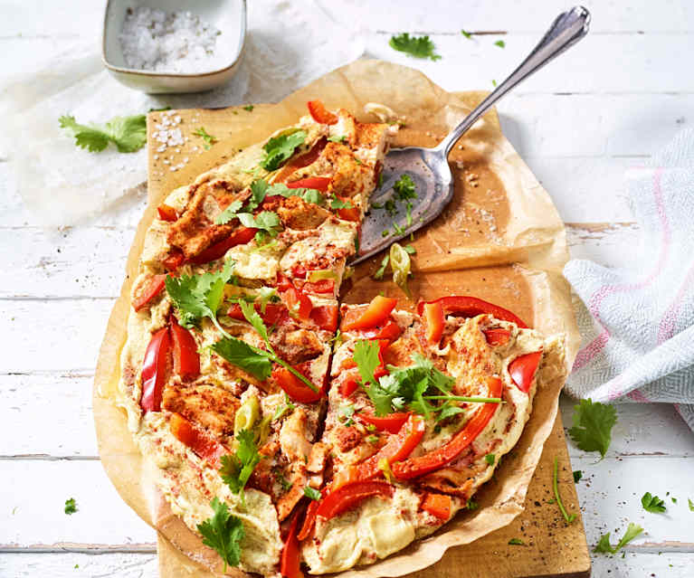 Tandoori-Hähnchen-Omelette Tandoori-Hähnchen-Omelette