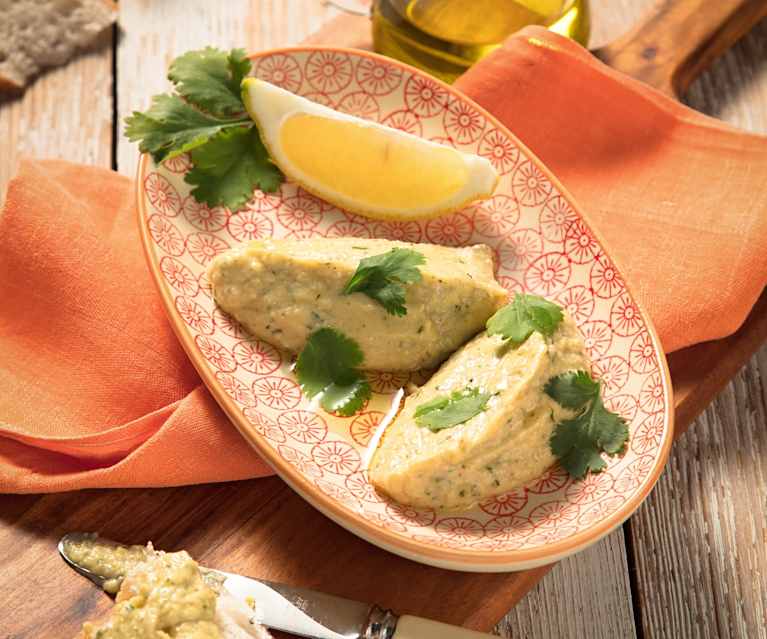 Zitronen-Hummus-Nocken Zitronen-Hummus-Nocken