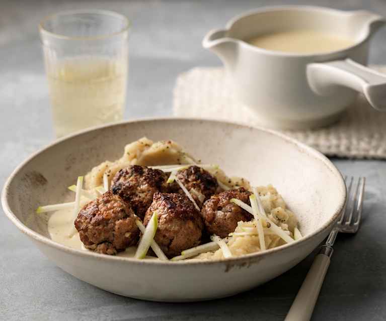 Boulettes de porc au céleri et à la pomme Boulettes de porc au céleri et à la pomme