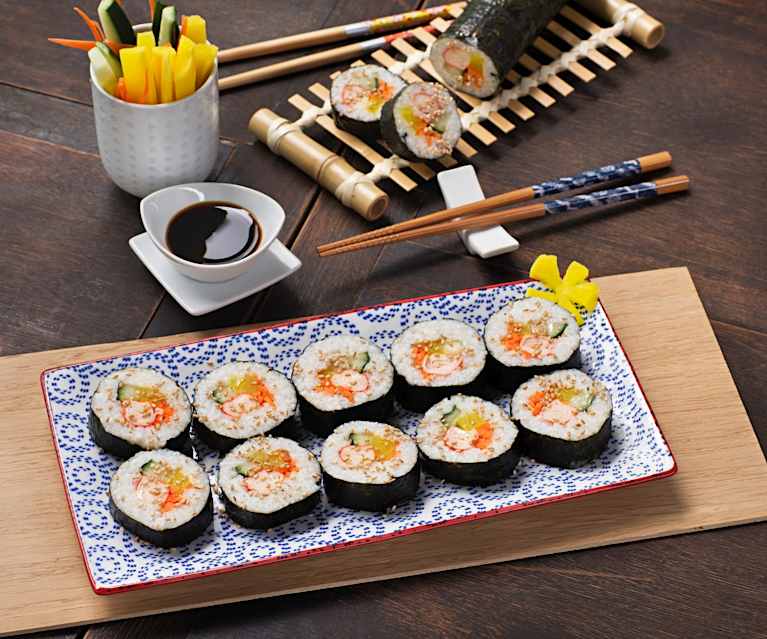 Sushi coreano (Kimbap) - Corea Sushi coreano (Kimbap) - Corea