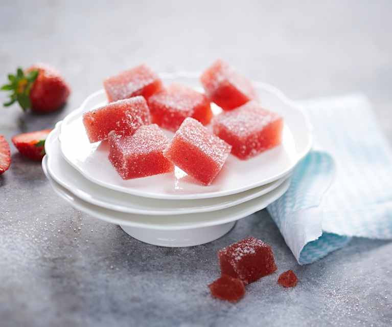 Pâte de fruit à la fraise Pâte de fruit à la fraise