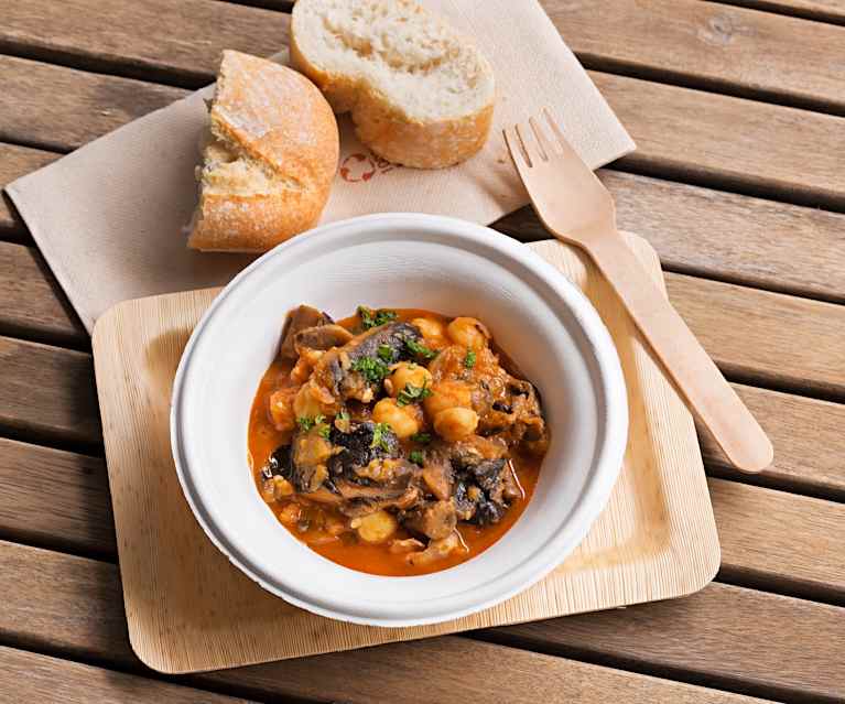 Callos veganos (setas con garbanzos) Callos veganos (setas con garbanzos)