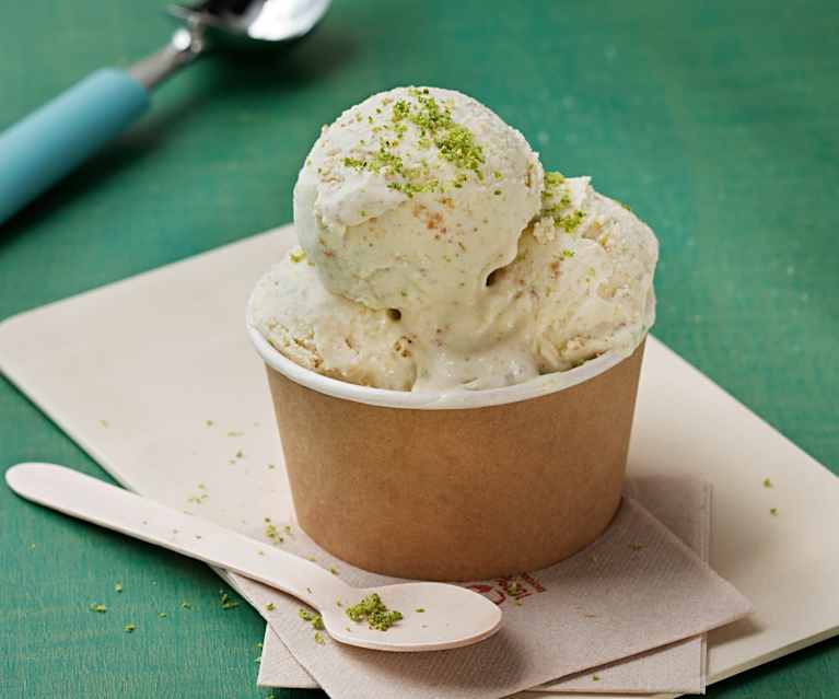 Helado de Key lime pie Helado de Key lime pie