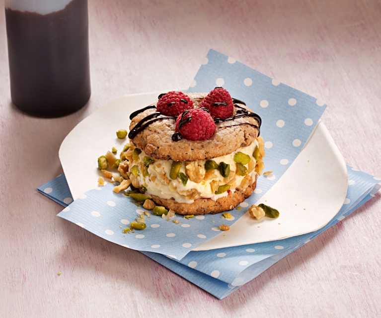 Ice cream cookie sandwich Ice cream cookie sandwich