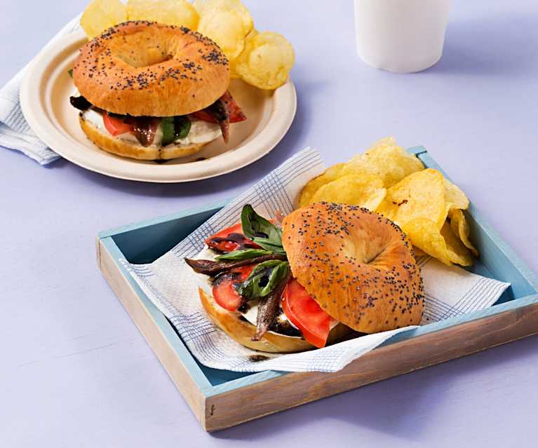 Bagels caprese Bagels caprese