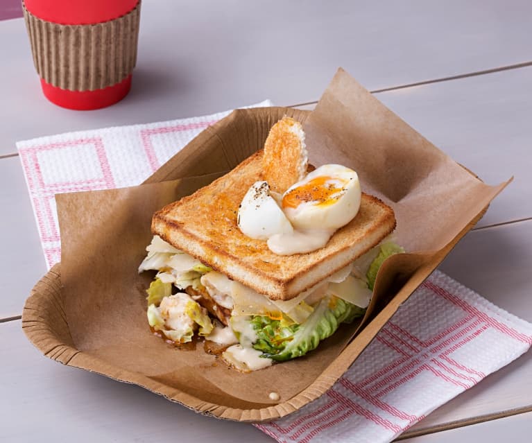 Sándwich de ensalada César Sándwich de ensalada César