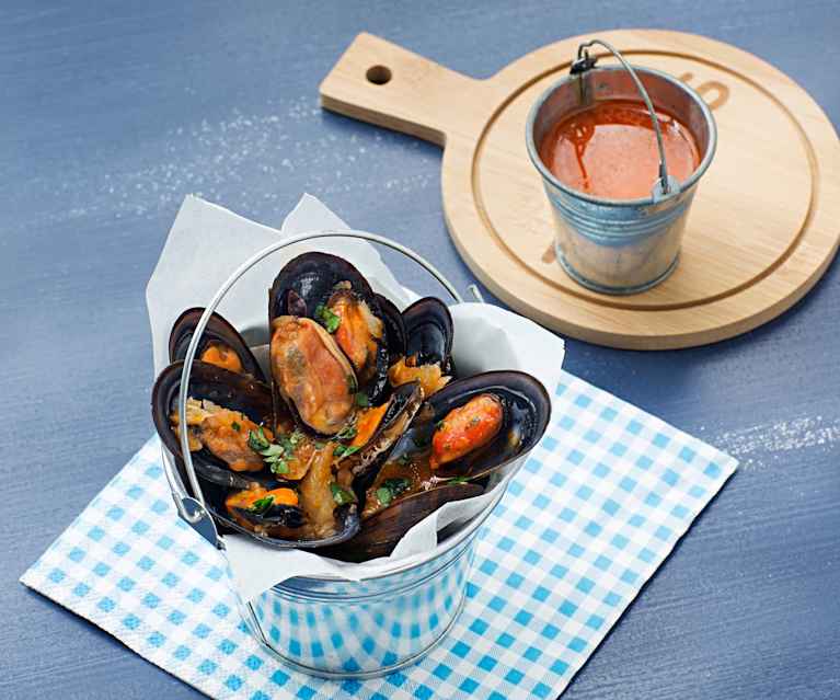 Mejillones al vino Mejillones al vino