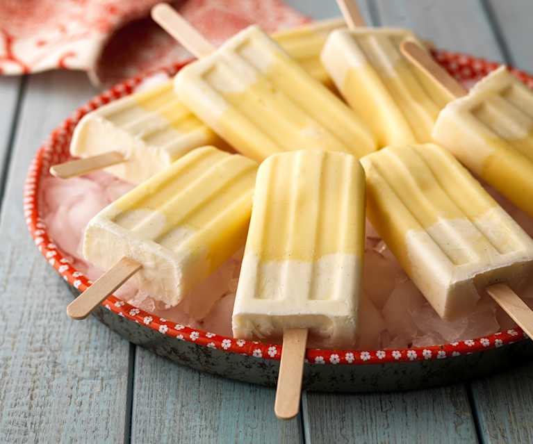 Pineapple Vanilla Ice Lollies Pineapple Vanilla Ice Lollies