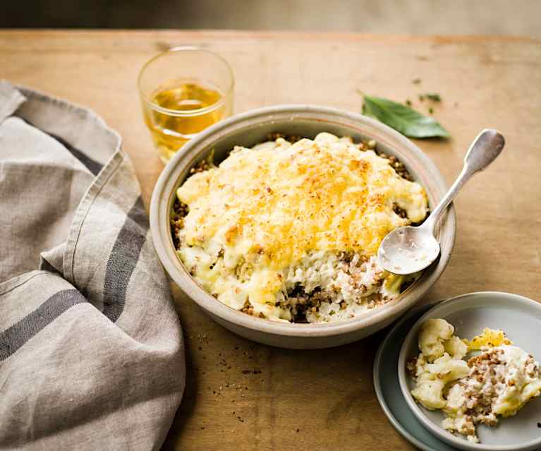 Gratin de chou-fleur au kasha Gratin de chou-fleur au kasha