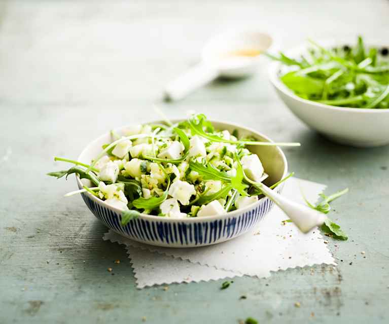 Salade de courgette et pomme verte Salade de courgette et pomme verte