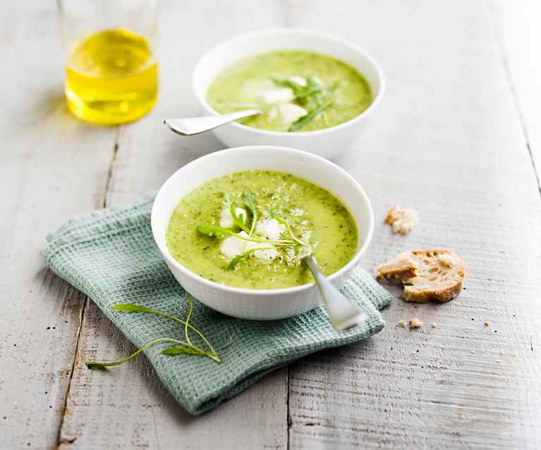 Velouté de courgette et roquette Velouté de courgette et roquette