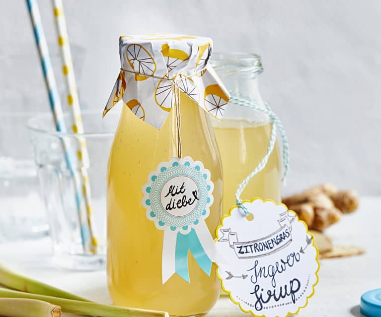 Zitronengras-Ingwer-Sirup Zitronengras-Ingwer-Sirup
