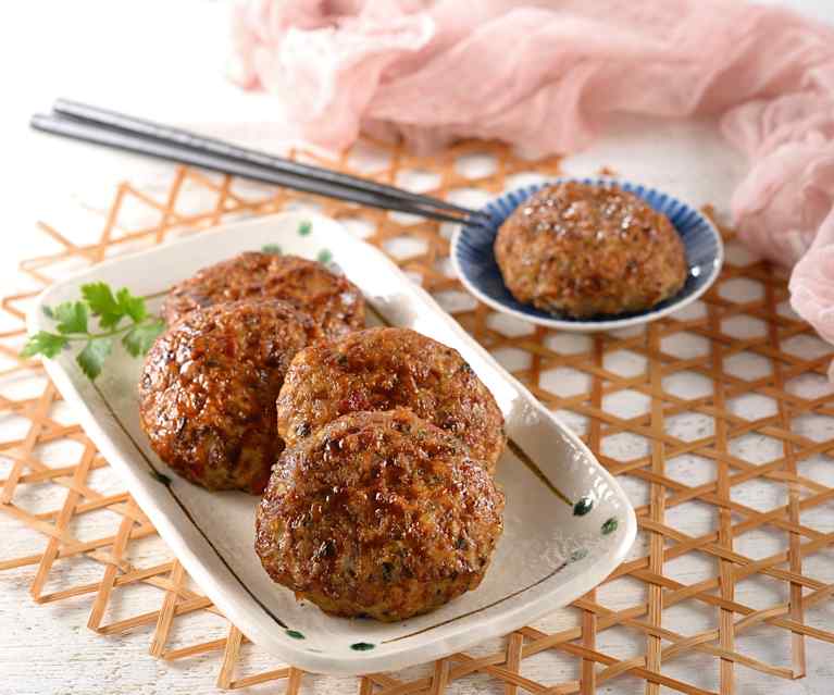 鹹蛋脆瓜肉餅 鹹蛋脆瓜肉餅