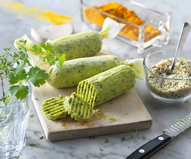 Hanfsamen-Kräuter-Butter Hanfsamen-Kräuter-Butter