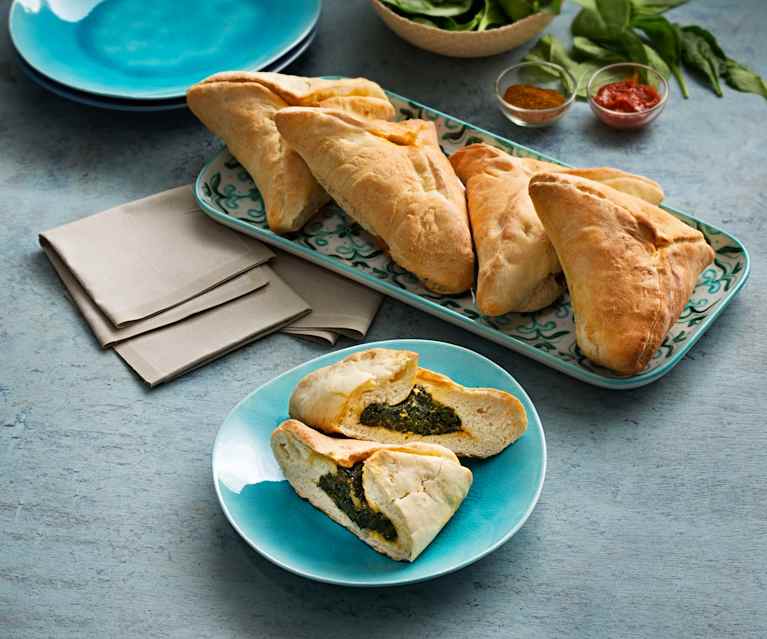 Empanadas libanesas de espinacas (Fatayers) - Líbano Empanadas libanesas de espinacas (Fatayers) - Líbano