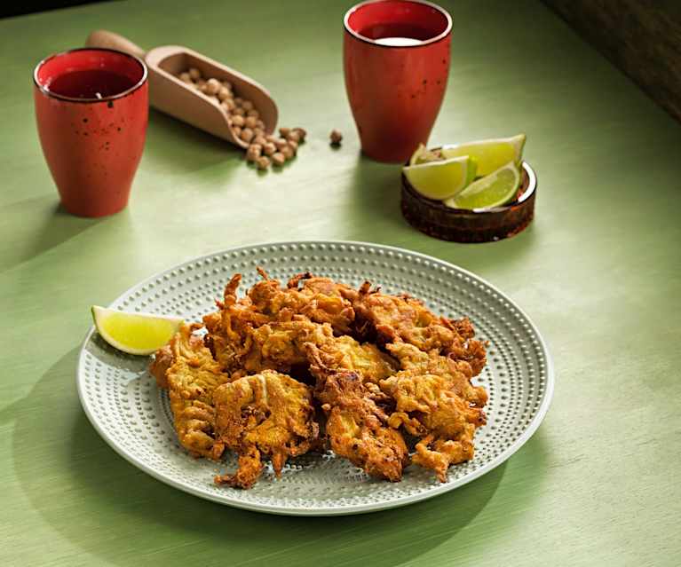 Fritos de cebolla (Bhaji) - India Fritos de cebolla (Bhaji) - India