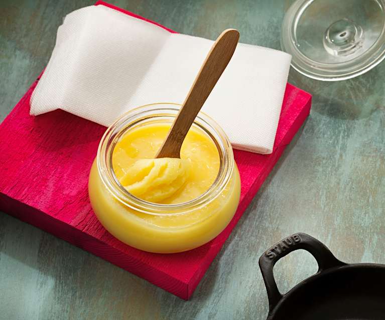Mantequilla clarificada (Ghee) - Subcontinente indio Mantequilla clarificada (Ghee) - Subcontinente indio
