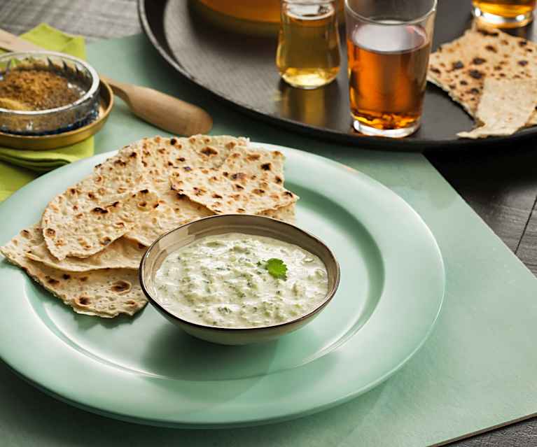 Salsa de yogur masala (Raita masala) - India Salsa de yogur masala (Raita masala) - India