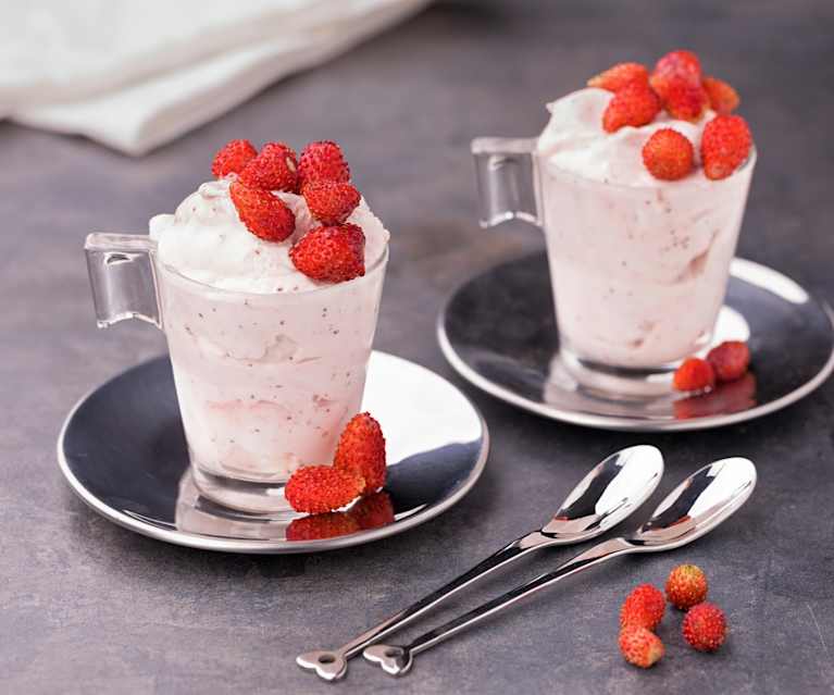 Mousse alle fragoline di bosco Mousse alle fragoline di bosco