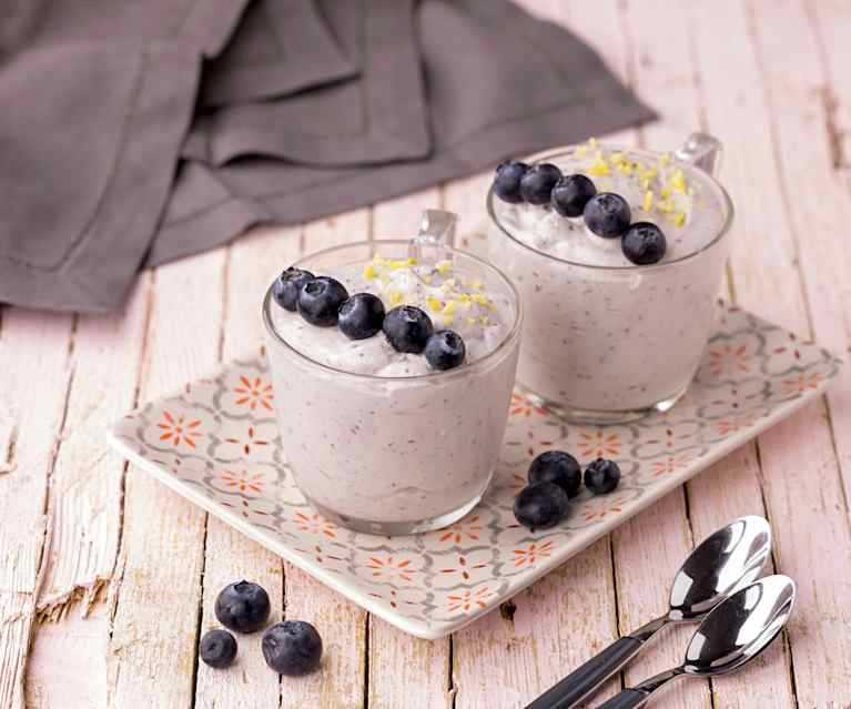 Mousse ai mirtilli Mousse ai mirtilli