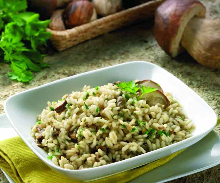 Risotto z grzybami bez alergenów Risotto z grzybami bez alergenów