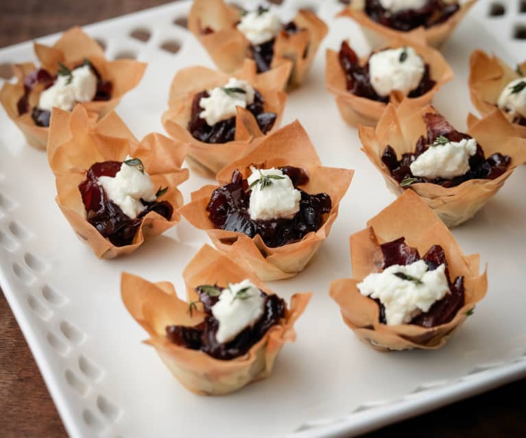 Caramelised Onion and Goat's Cheese Tartlets