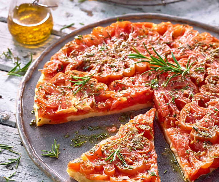 Tarte Tatin mit Tomaten Tarte Tatin mit Tomaten