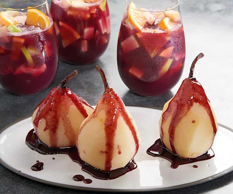 Spiced Pears with Sangria Spiced Pears with Sangria