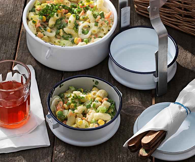Nudelsalat mit Joghurtdressing Nudelsalat mit Joghurtdressing
