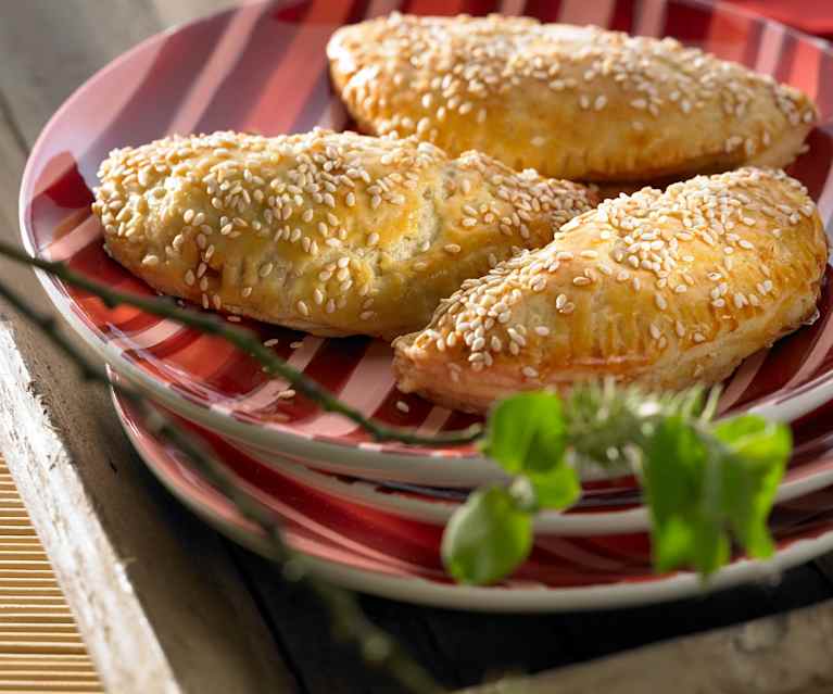 Mexické empanadas plněné hovězím masem Mexické empanadas plněné hovězím masem
