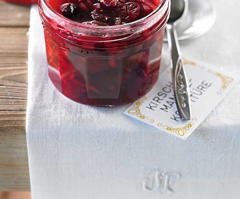 Kirsch-Mandel-Konfitüre Kirsch-Mandel-Konfitüre