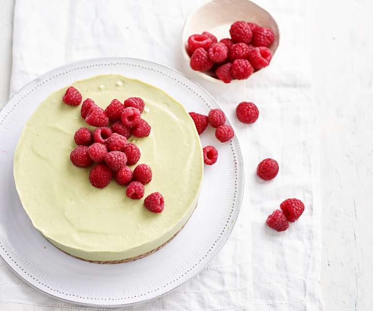 Cheesecake de abacate vegan Cheesecake de abacate vegan