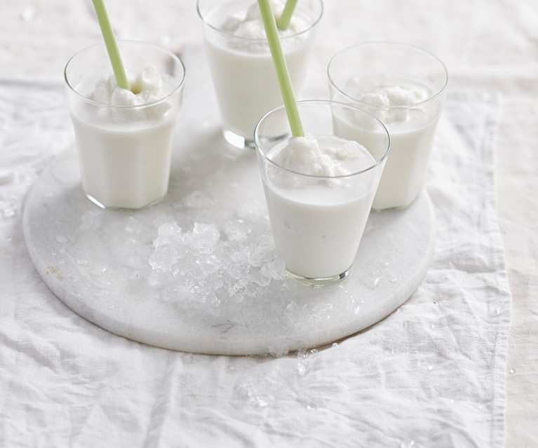 Granizado de abacaxi e coco Granizado de abacaxi e coco
