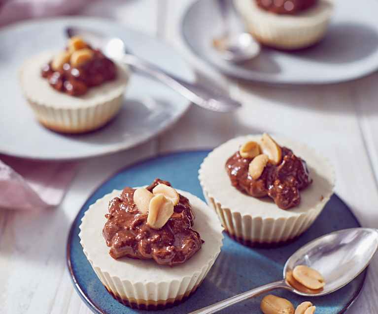 Cookieparfait mit Erdnusscreme Cookieparfait mit Erdnusscreme