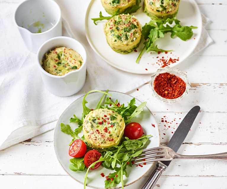 Grüne Omelettes aus den Varoma® Förmchen Grüne Omelettes aus den Varoma® Förmchen