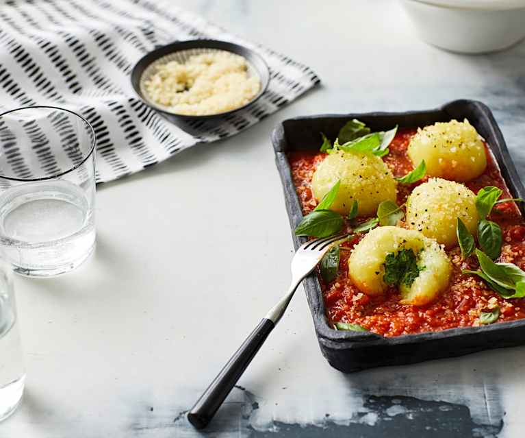 Spinatknödel mit Tomatensauce - Cookidoo® – das offizielle Thermomix ...