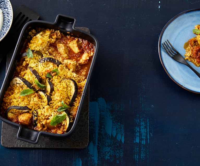 Hähnchen-Bulgur-Auflauf Hähnchen-Bulgur-Auflauf