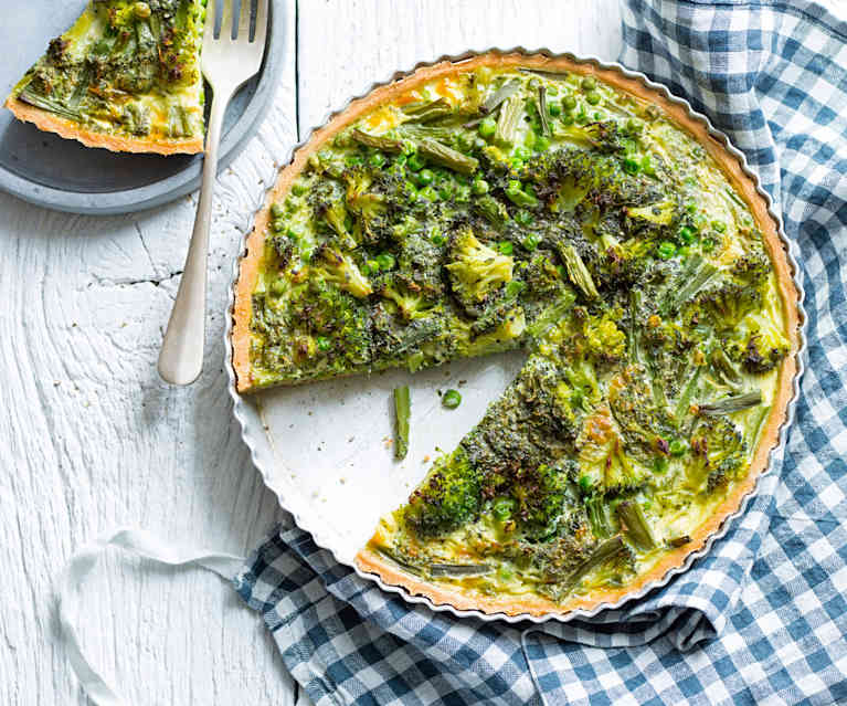 Quiche légère aux légumes verts Quiche légère aux légumes verts